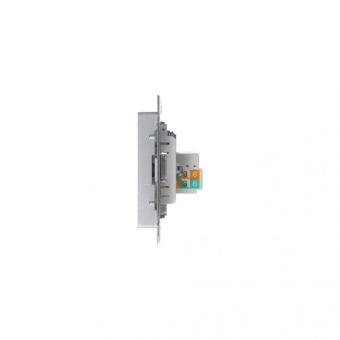 ATN000389 ALASDESIGN РОЗЕТКА двойная ТВ + компьютерная RJ45, кат. 5Е, АЛЮМИНИЙ фото 6