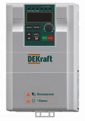 DEKV060G7R5T4B Преобразователь частоты DEKV060-7.5кВт 3 фазы 380В с торм. модулем фото 1