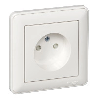 RS16-151-28 W59 РОЗЕТКА без заземления со шторками, 16А, в сборе, СЛОНОВАЯ КОСТЬ ***снято с поставок фото 6