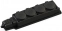 MST4104BK MultiSet Колодка 4х розетка 2К+З каучуковая 16А/250В IP44 Чёрная