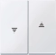 MTN432425 КЛАВИША X2 ДЛЯ РОЛЬСТАВНЕЙ, БЕЛЫЙ