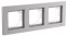 ATN440303 ATLASDESIGN AQUA 3-постовая РАМКА, IP44, АЛЮМИНИЙ